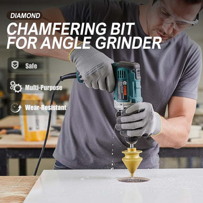 ⚒️ PROMO LIMITÉE ACHETEZ 2, OBTENEZ 1 GRATUIT ! 🔧 Fraise à Chanfreiner Diamant – Brasée, M10, 2 Tailles – Propre, Sans Éclats ✨