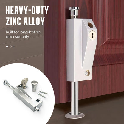Serrure à ressort pour porte coulissante