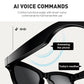 Lunettes IA – 8MP, 4K, traduction 160+ langues, Bluetooth 5.4, son HiFi. 🕶️