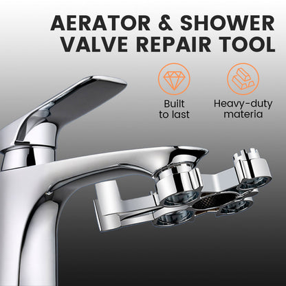 Outil universel de réparation pour aérateurs et robinets de douche