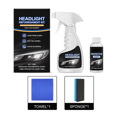 🎉🚗50% de réduction ! Liquide de rénovation pour phares – Résultat cristallin en minutes, sans outils !