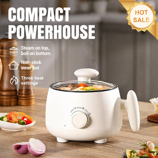 Pot électrique antiadhésif multifonctionnel portable