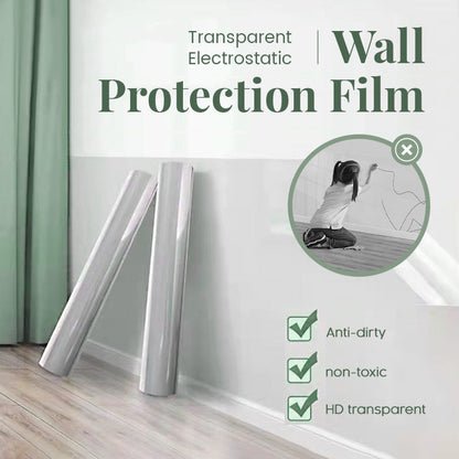 Film de protection mural électrostatique transparent