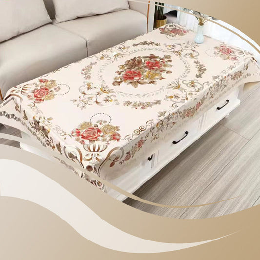 📢📢50 % DE RÉDUCTION !!⏰Nappe multifonctionnelle imperméable et oléofuge à motif floral🏵️