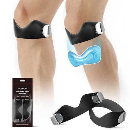 Genouillère rotulienne en silicone pour soulager les douleurs au genou