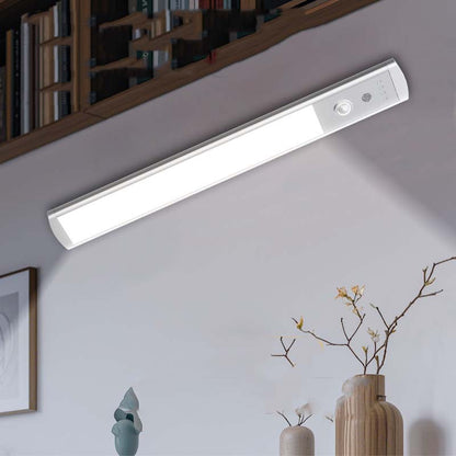 Barre lumineuse à capteur de mouvement magnétique avec affichage de la batterie