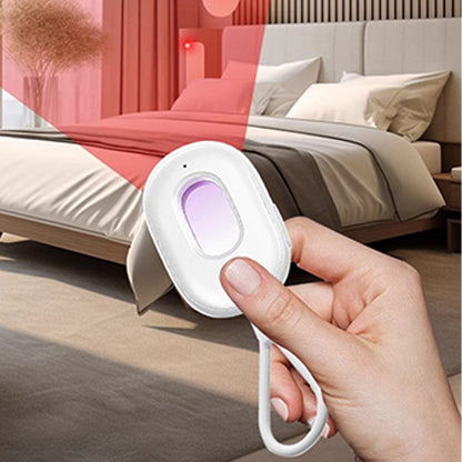 🔍50 % DE RÉDUCTION MAINTENANT ! Détecteur de caméras cachées infrarouge compact haute sensibilité, détecteur anti-espion portable avec cordon, scanner de protection de la vie privée pour chambre d'hôtel, salle de bain et voyages.