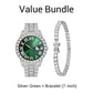💎 Volez la vedette ! Montre à quartz pour hommes entièrement en strass | Design luxueux, look affirmé🕶️