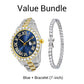 💎 Volez la vedette ! Montre à quartz pour hommes entièrement en strass | Design luxueux, look affirmé🕶️