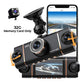 📢📢50% de réduction ! Caméra Embarquée 4 en 1 Ultra HD – Enregistrement Avant/Intérieur/Arrière + WiFi & GPS 🚗🎥