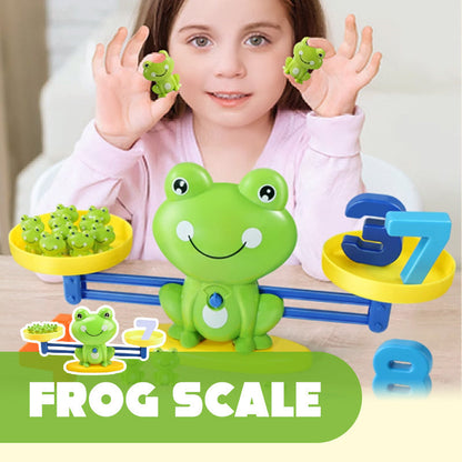 Jouet mathématique éducatif pour enfants, échelle d'équilibre grenouille