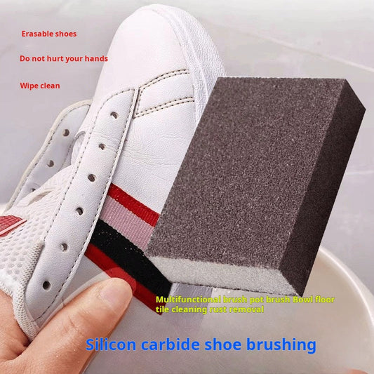 Brosse émeri pour chaussures, éponge nettoyante pour chaussures, nettoyant magique pour baskets blanches