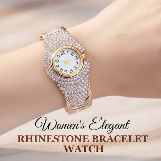 Montre-bracelet élégante en strass pour femmes