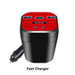 Cadeau idéal – Convertisseur onduleur de type tasse monté sur voiture, chargeur QC.