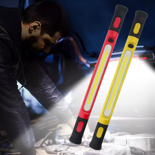 📢📢50 % DE RÉDUCTION !! ⏰Lampe de Travail LED 3000LM – Base Magnétique & Crochet de Suspension, Batterie Rechargeable 5200mAh, Parfaite pour Atelier, Garage et Réparation Auto 🔧⚡