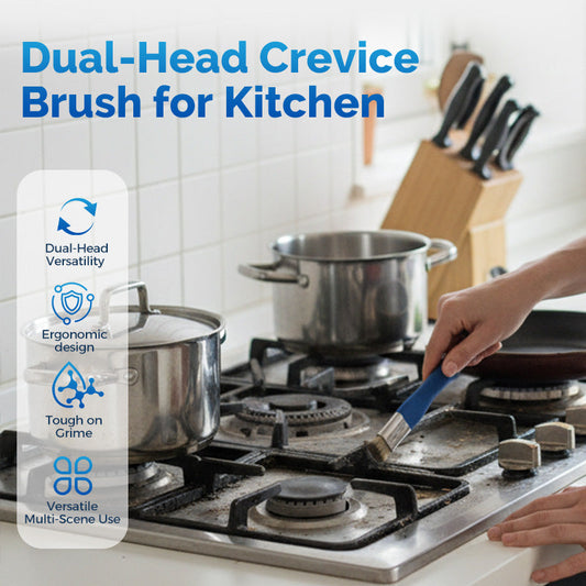Brosse à fentes à double tête pour la cuisine