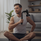 Masseur à percussion à long manche avec 5 têtes