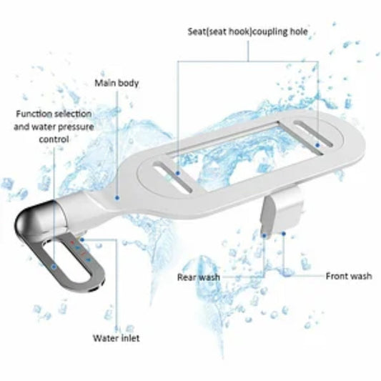 💦 Propreté & Fraîcheur Supérieures | Bidet à Double Buse sans Électricité | Économique & Écologique 🚽