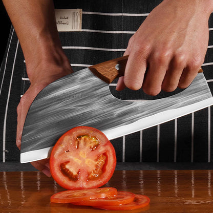 🔪 50% DE RÉDUCTION ! ✨ Couteau de Cuisine Multifonctionnel en Acier Inoxydable – Gain de Temps, Lame Tranchante & Confortable 🍳