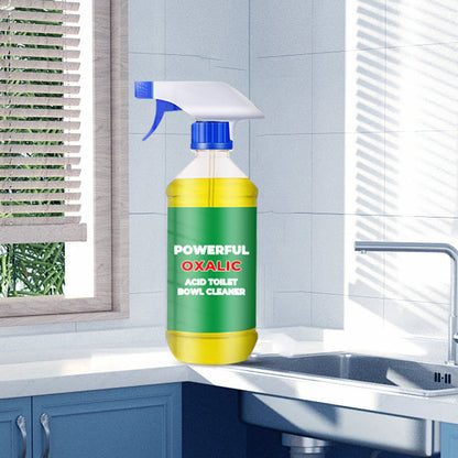 Nettoyant puissant pour cuvettes de toilettes à l'acide oxalique