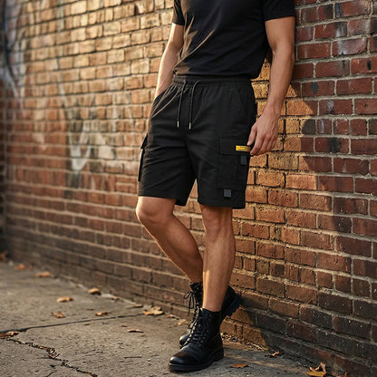 🌞Le printemps arrive : 50 % de réduction !✨Short cargo décontracté pour homme avec cordon de serrage – Poches multifonctions pratiques, coutures renforcées et coupe ample