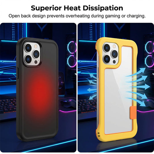 Coque de protection ajourée pour la dissipation de la chaleur