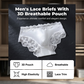 Slip sexy en dentelle pour homme avec poche respirante 3D