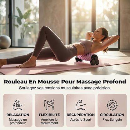 Rouleau en mousse EVA haute densité avec poignées intégrées