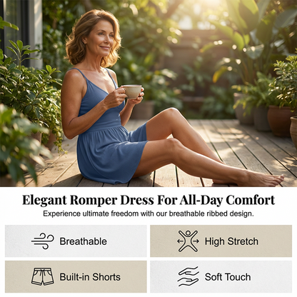 Combinaison-short à bretelles spaghetti et col en V pour femme