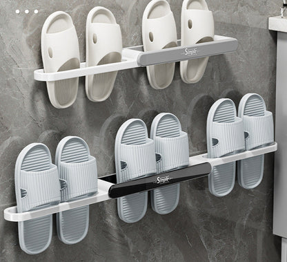 Porte-chaussures pliable à suspendre au mur pour la salle de bain