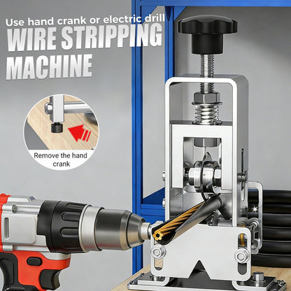 ⚙️ 50 % DE RÉDUCTION ! 🔌 Pince à dénuder pour fils de 1 à 25 mm – Alimentation automatique, lames réglables et haute efficacité 🛠️