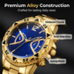 Montre à quartz classique en métal pour homme