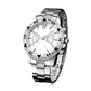 Montre à quartz classique en métal pour homme
