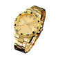 Montre à quartz classique en métal pour homme