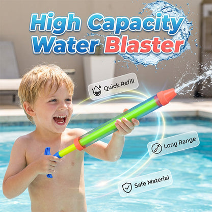 💦 Pistolet à eau à traction – Prêt pour la bataille estivale ! 🔫🌊 Grande capacité, longue portée – recharge rapide, tirez encore plus vite ! 💪🏖️