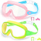 Lunettes de natation anti-buée avec bouchons d’oreilles et pince-nez