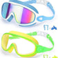 Lunettes de natation anti-buée avec bouchons d’oreilles et pince-nez