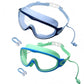 Lunettes de natation anti-buée avec bouchons d’oreilles et pince-nez