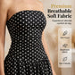 Robe bustier à pois pour femme
