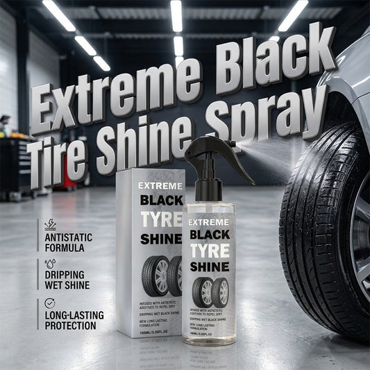 Spray Brillant pour Pneus à Protection Longue Durée