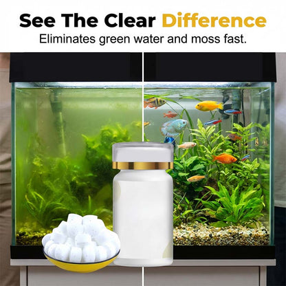 💐🌿 PROMO FLASH 50% ! Traitement Anti-Algues pour Aquarium – 100 Comprimés, Action Rapide 24h, Sans Danger pour Poissons & Plantes, Rétablit l'Équilibre de l'Eau ✨