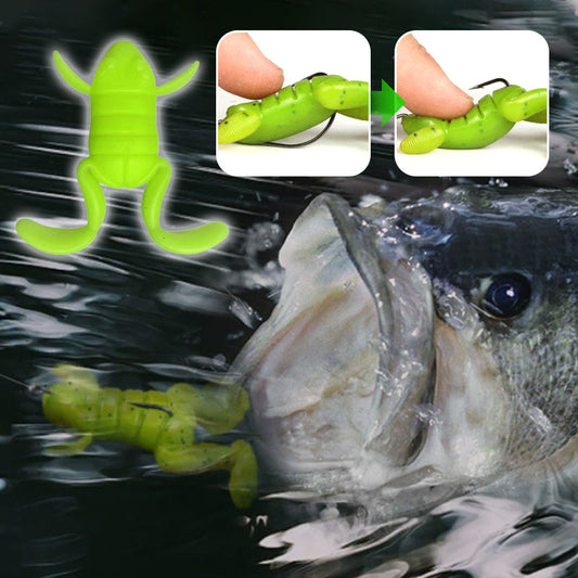 Leurre de pêche grenouille bionique
