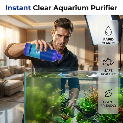 🥳PROMOTION EXCEPTIONNELLE 2026🥳💞Plus de 50 000 unités vendues !🐟💧 50 % de réduction ! Anti-algues à action rapide – Élimine instantanément l'eau verte. Sans danger pour les poissons et les plantes. Quelques gouttes suffisent ! 🌿✨