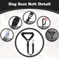 Ceinture de sécurité auto et laisse de promenade 2 en 1 pour chien