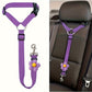 Ceinture de sécurité auto et laisse de promenade 2 en 1 pour chien