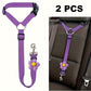 Ceinture de sécurité auto et laisse de promenade 2 en 1 pour chien