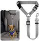 Ceinture de sécurité auto et laisse de promenade 2 en 1 pour chien