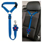 Ceinture de sécurité auto et laisse de promenade 2 en 1 pour chien