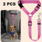 Ceinture de sécurité auto et laisse de promenade 2 en 1 pour chien