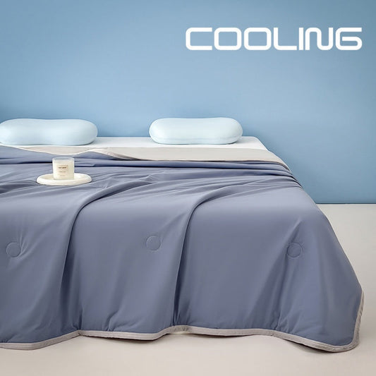 Couette d'été réversible et rafraîchissante